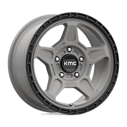 KMC KM721 16X7 5X4.5 S-GRAY BLK LP 15MM
