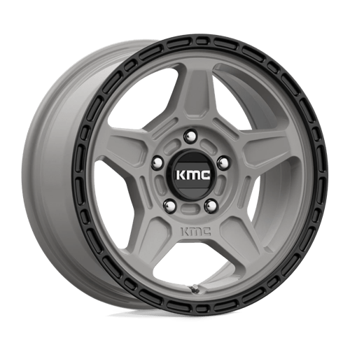 KMC KM721 16X7 5X4.5 S-GRAY BLK LP 15MM