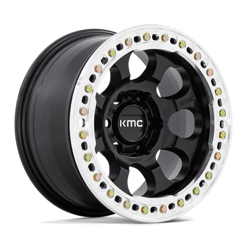 KMC RIOT BL 17X8.5 5X5.0 SBLK-MC-RG +0