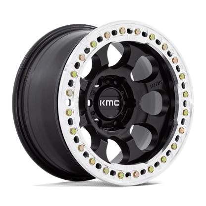 KMC RIOT BL 17X8.5 5X5.0 SBLK-MC-RG +0