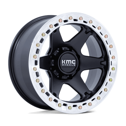 KMC VI BL 20X10 5X5 71 -48 S-BLK MACH