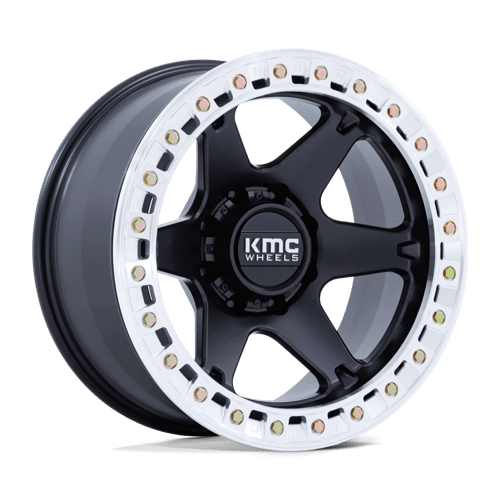 KMC VI BL 20X10 5X5 71 -48 S-BLK MACH