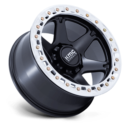 KMC VI BL 20X10 5X5 71 -48 S-BLK MACH