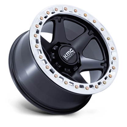 KMC VI BL 20X10 8X6.5 125 -48 S-BLK MACH