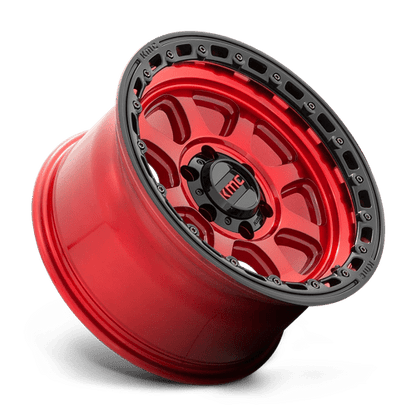 KMC KM548 17X9 5X5.0 C-RED BLK-LP -12MM