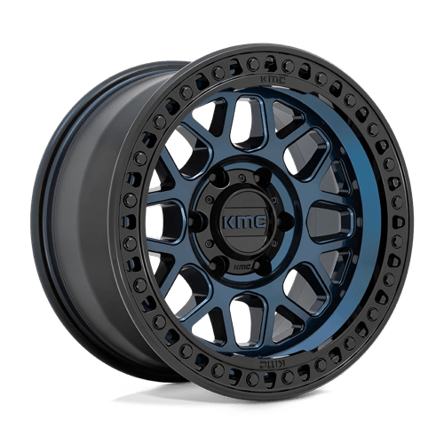 KMC GRS 17X8.5 6X5.5 106 +0 MN-BLUE GBLK-LP