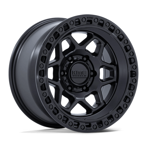 KMC TORX 17X8.5 6X5.5 106 +25 M-BLK G-BLK-LP