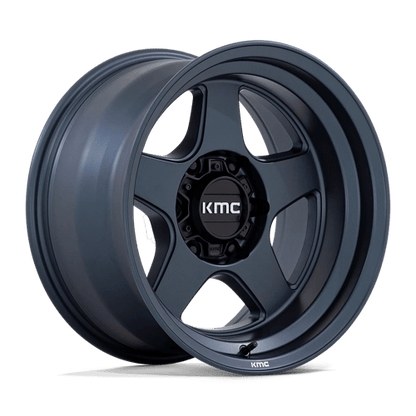 KMC LOBO 17X8.5 5X5.0 71 MTL-BLUE +18