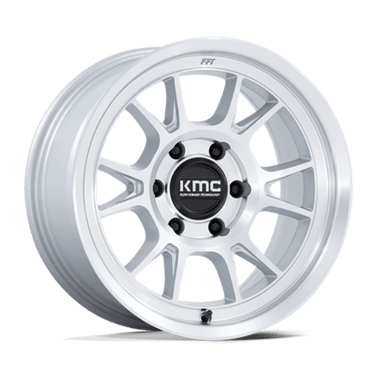 KMC RANGE 17X8.5 5X5 71 -10 G-SLV MACH-FC