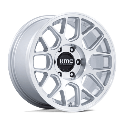 KMC HATCHET 17X8.5 6X5.5 106 +25 G-SLV-MCH