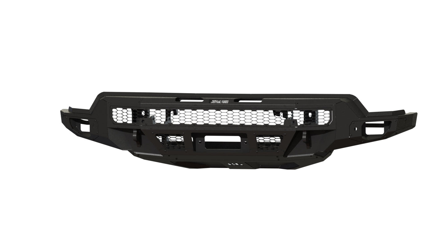 Bodyguard Bumpers Freedom Series Base (Winch Mount) - Bare Metal Front Bumper - LAC22AYBNN
