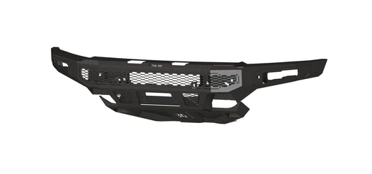 Bodyguard Bumpers Freedom Series Base (Winch Mount) - Textured Black Front Bumper - LAF21IYTNN