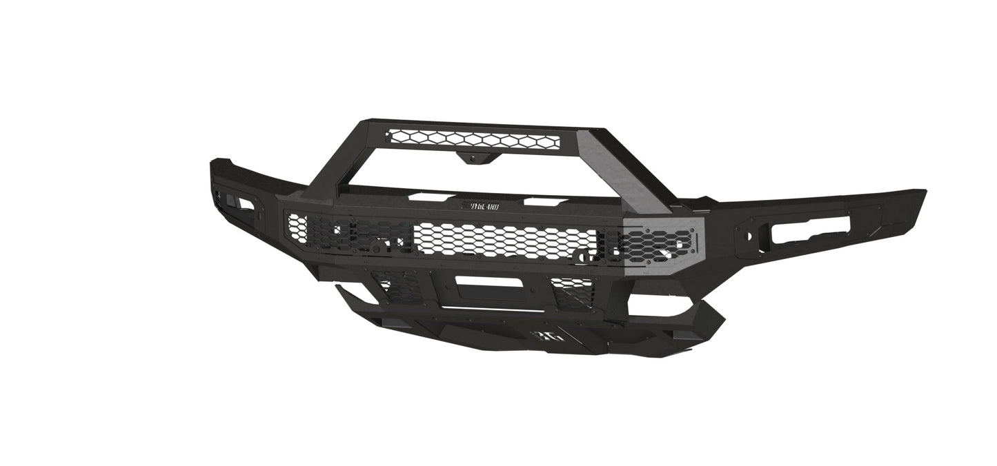 Bodyguard Bumpers Freedom Series Baja (Winch Mount) - Bare Metal Front Bumper - LBF21IYBNB