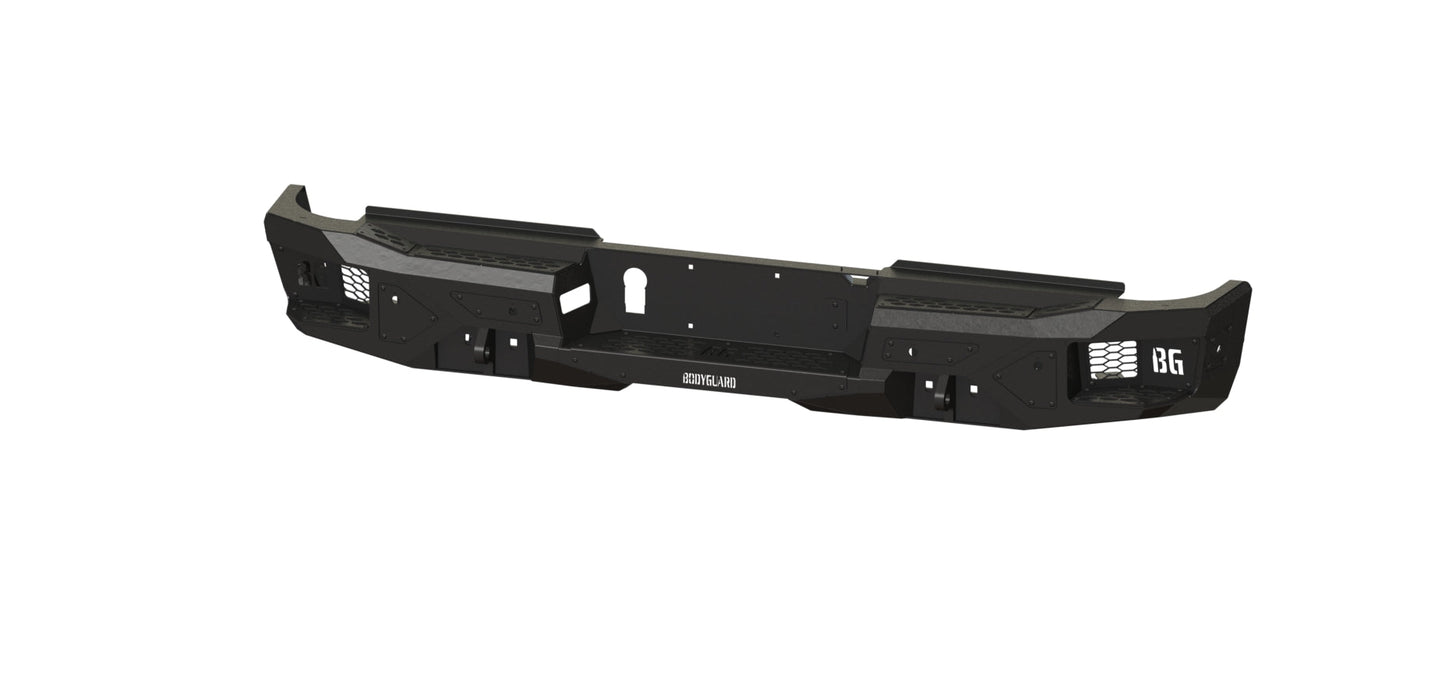 Bodyguard Bumpers Freedom Series Rear - Textured Black Rear Bumper - MFR19BYT