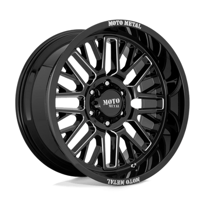Moto Metal MO802 22X10 6X5.5 G-BLK MILL -18MM