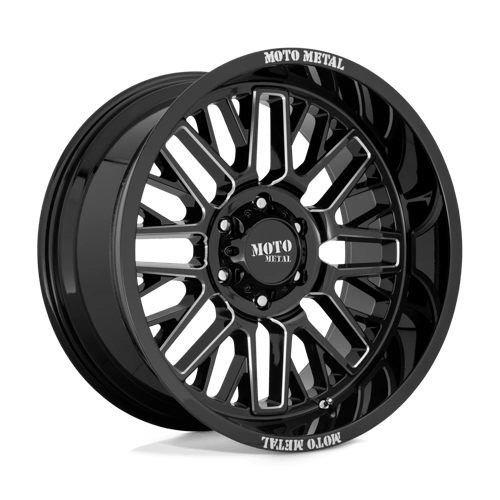 Moto Metal MO802 22X10 6X5.5 G-BLK MILL -18MM