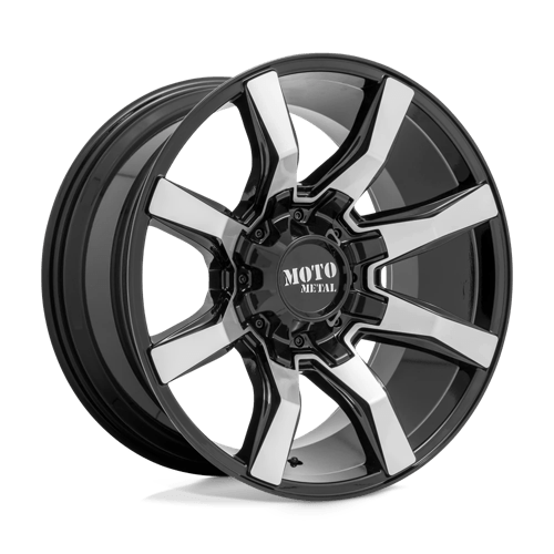 Moto Metal MO804 20X10 6X135/5.5 G-BLK MACH -18MM