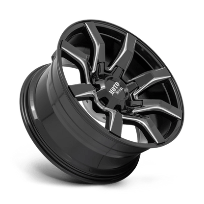 Moto Metal MO804 20X10 8X6.5 G-BLK MILL -18MM