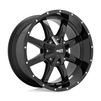 Moto Metal MO970 18X10 8X6.5 G-BLK MILL LIP -24MM
