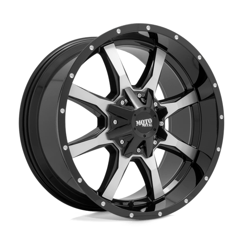 Moto Metal MO970 20X12 5X5.0/5.5 MACH G-BLK -44MM