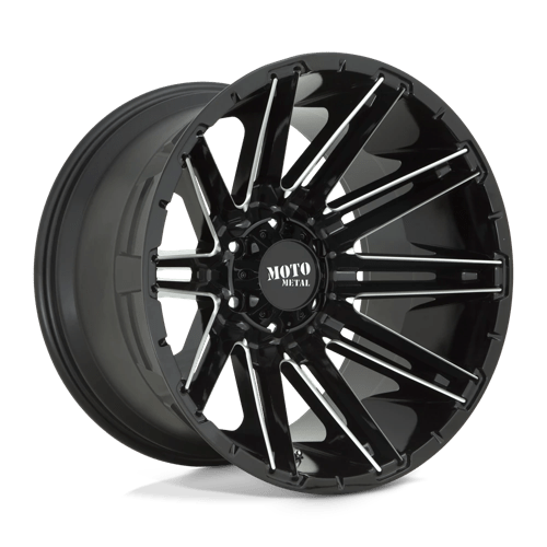 Moto Metal MO998 20X9 8X180 G-BLK MILL 00MM