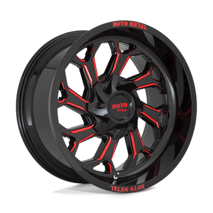 Moto Metal MO999 20X10 6X135/5.5 GBLK MILL RTCC -18