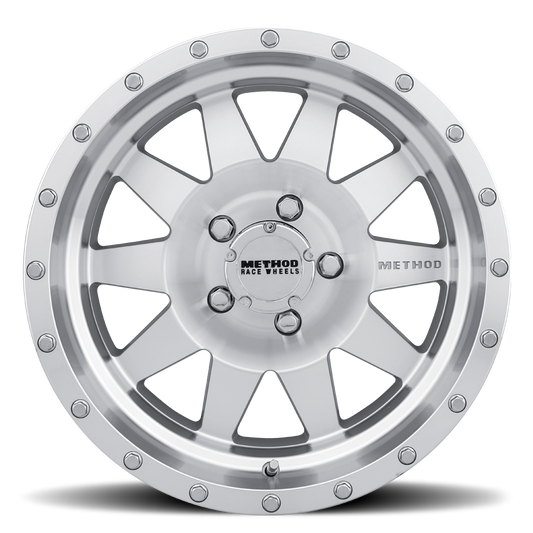 Method Race Wheels MR301 The Standard, 15x7, -6mm Offset, 5x4.5, 83mm Centerbore, Machined - Clear Coat