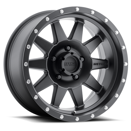 Method Race Wheels MR301 The Standard, 15x7, -6mm Offset, 5x5.5, 108mm Centerbore, Matte Black