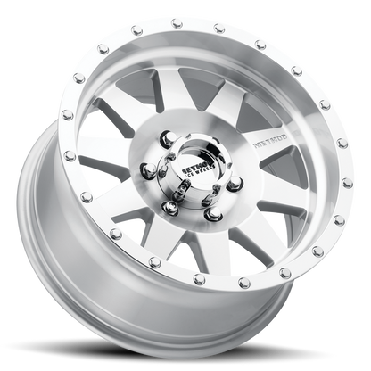 Method Race Wheels MR301 The Standard, 15x7, -6mm Offset, 6x5.5, 108mm Centerbore, Machined - Clear Coat