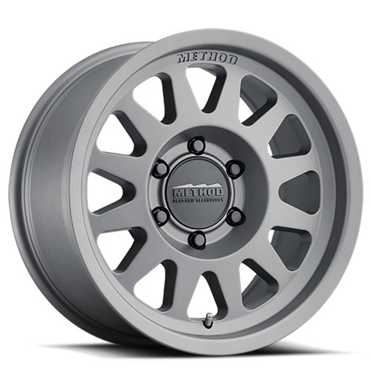 Method Race Wheels MR703 Bead Grip, 17x8.5, +35mm Offset, 6x5.5, 106.25mm Centerbore, Gloss Titanium