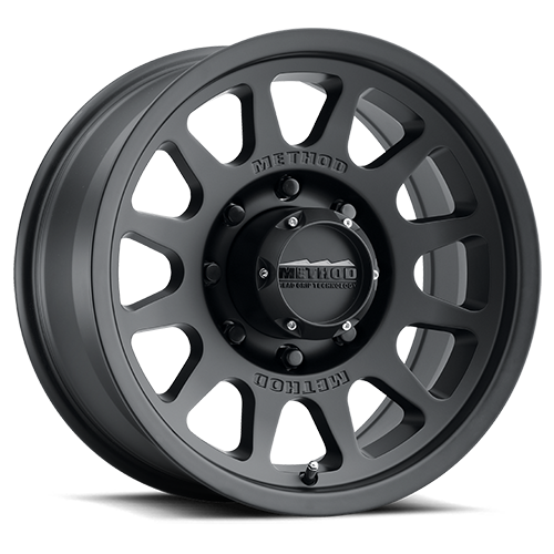 Method Race Wheels MR703 Bead Grip, 17x9, -12mm Offset, 8x6.5, 130.81mm Centerbore, Matte Black
