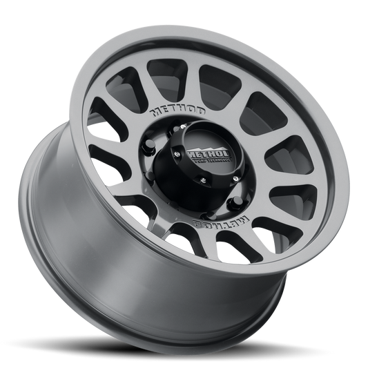 Method Race Wheels MR703 Bead Grip, 17x9, -12mm Offset, 8x6.5, 130.81mm Centerbore, Gloss Titanium