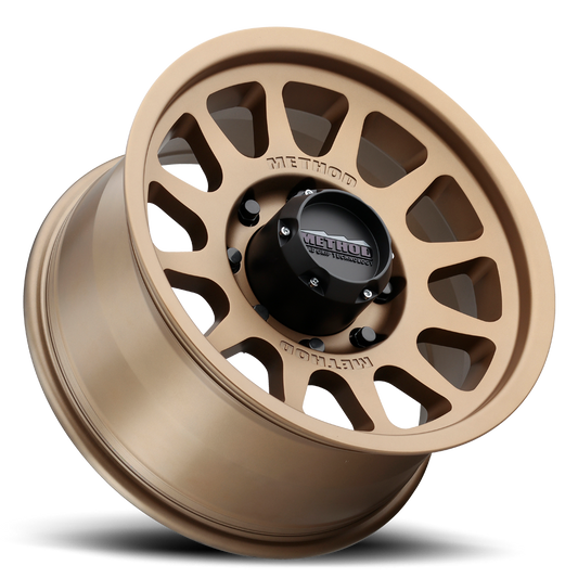 Method Race Wheels MR703 Bead Grip, 17x9, -12mm Offset, 8x6.5, 130.81mm Centerbore, Method Bronze