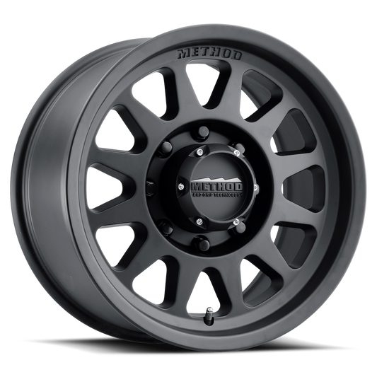 Method Race Wheels MR704 HD Bead Grip, 17x9, +18mm Offset, 8x6.5, 130.81mm Centerbore, Matte Black