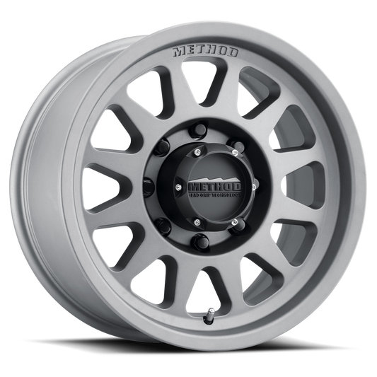 Method Race Wheels MR704 HD Bead Grip, 17x9, +18mm Offset, 8x6.5, 130.81mm Centerbore, Titanium