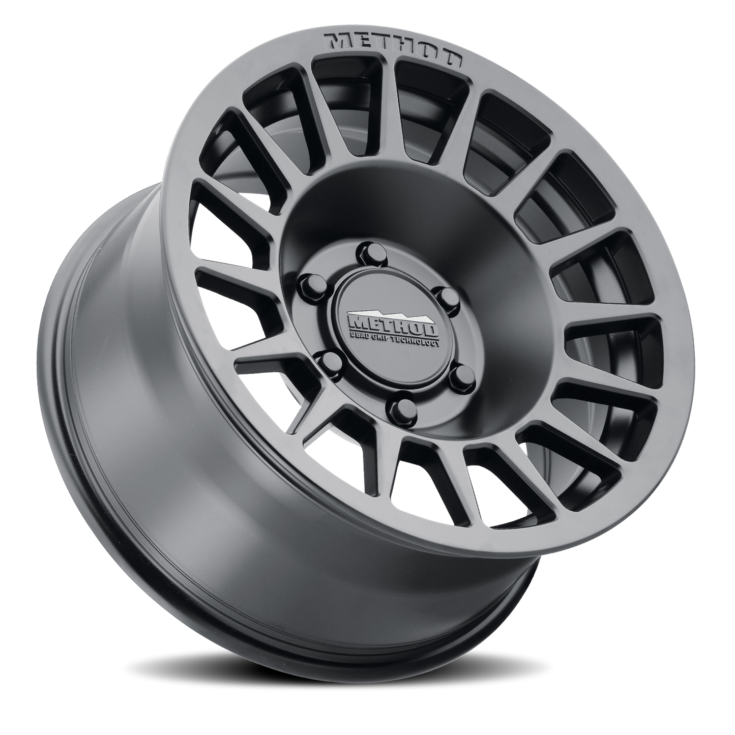 Method Race Wheels MR707 Bead Grip, 17x8.5, +25mm Offset, 6x5.5, 106.25mm Centerbore, Matte Black