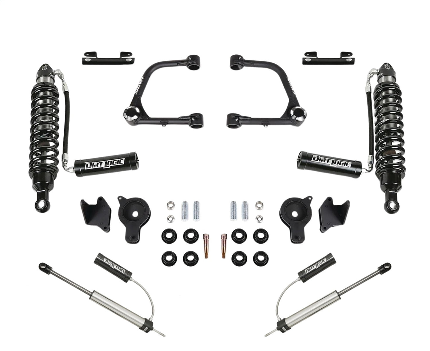 Fabtech K7103DL Uniball UCA Lift System w/Shocks