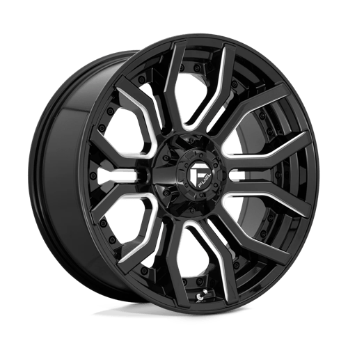 Fuel 1PC D711 RAGE 24X12 8X180 124.3 NBL -44MM