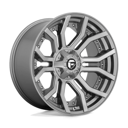 Fuel 1PC RAGE 22X10 8X180 124.3 GLR -18MM