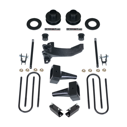 2.5" SST Lift Kit W/ 4" Rear Blocks - Ford Super Duty F250/F350 4WD (1-pc Drive Shaft Only) 2011-2016