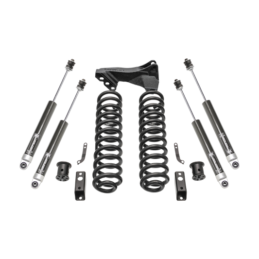 2.5" Coil Spring Front Lift Kit W/Falcon 1.1 Monotube Shocks Front/Rear - Ford Super Duty Diesel 4WD 2011-2016
