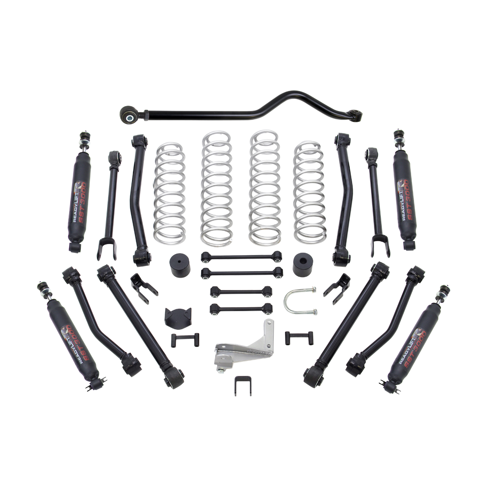 4" Terrain Flex 8-Arm Lift Kit With SST3000 Shocks - Jeep JK Wrangler 4WD 2007-2018