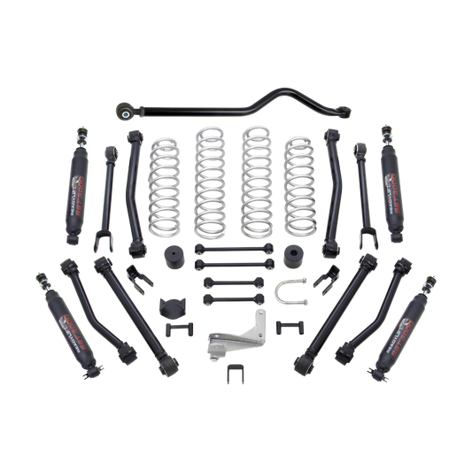 4" Terrain Flex 8-Arm Lift Kit With SST3000 Shocks - Jeep JK Wrangler 4WD 2007-2018