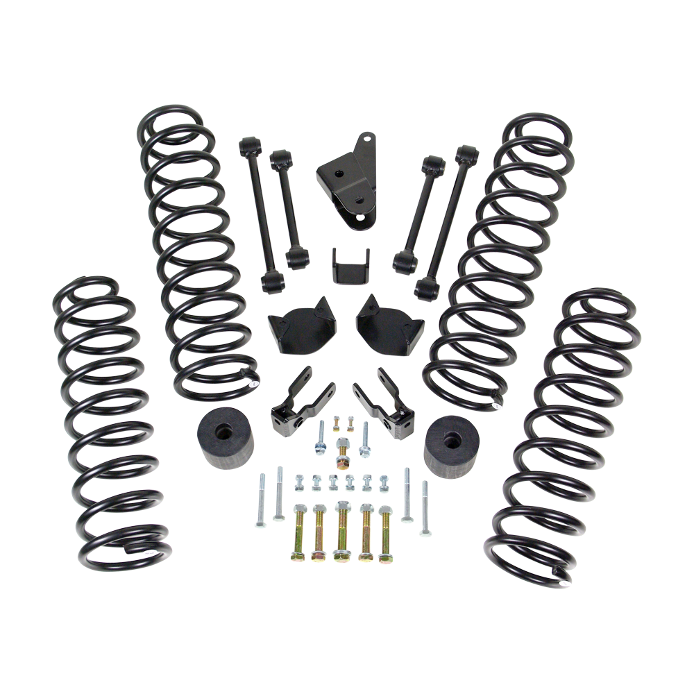 4" Coil Spring Lift Kit - Jeep JK Wrangler 4WD 2007-2018
