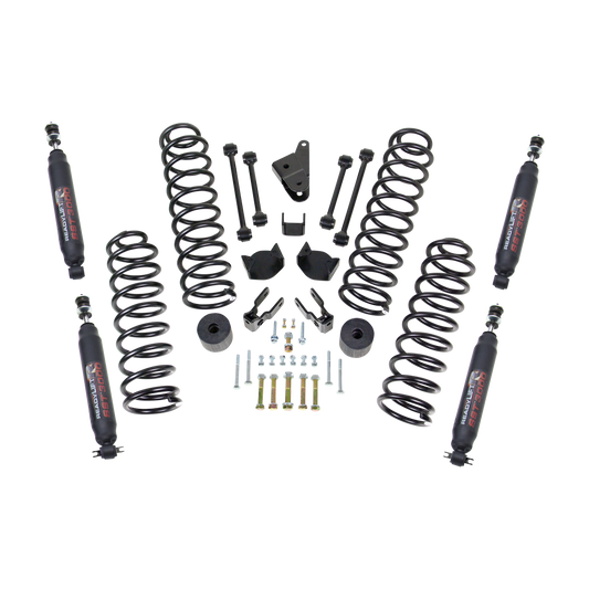 4" Coil Spring Lift Kit With SST3000 Shocks - Jeep JK Wrangler 4WD 2007-2018