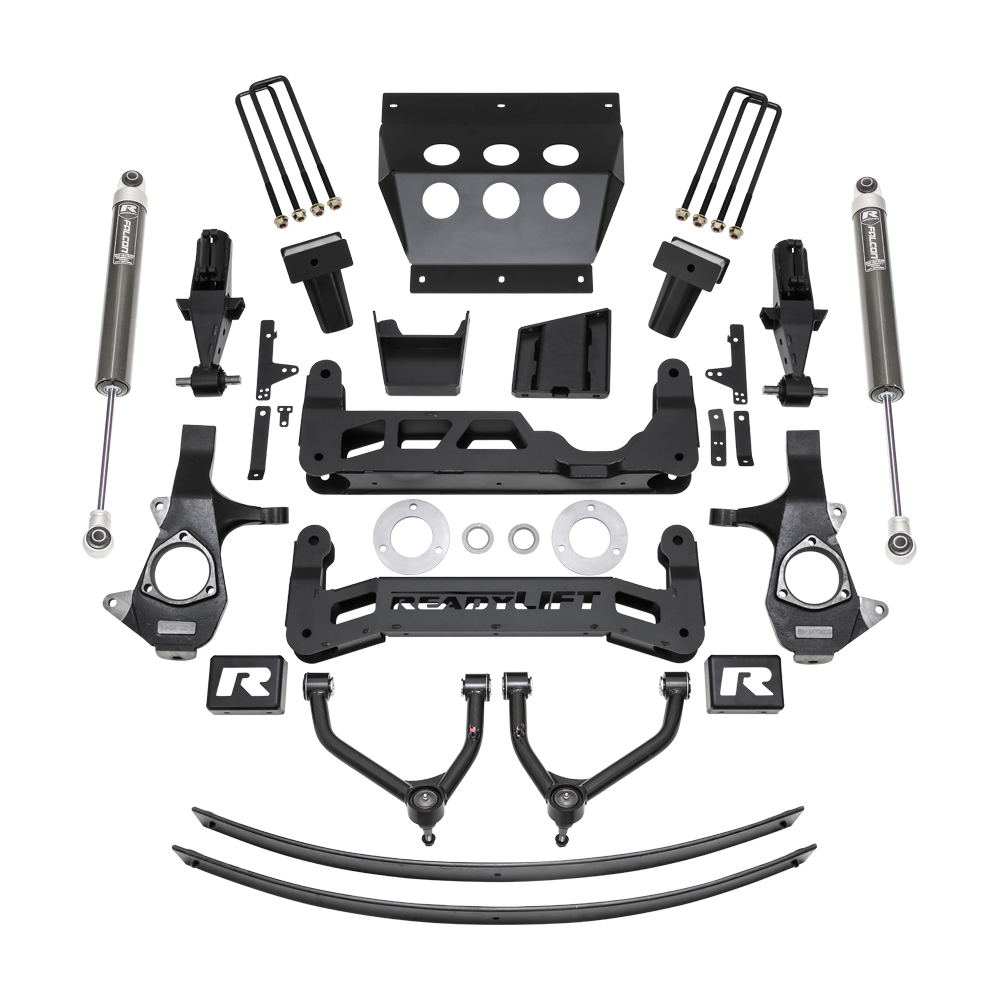 9" Lift Kit - GM Silverado / Sierra 1500 - 2014-2018 W/ Alum Or Stamped Steel Suspension With Falcon 1.1 Monotube Shocks