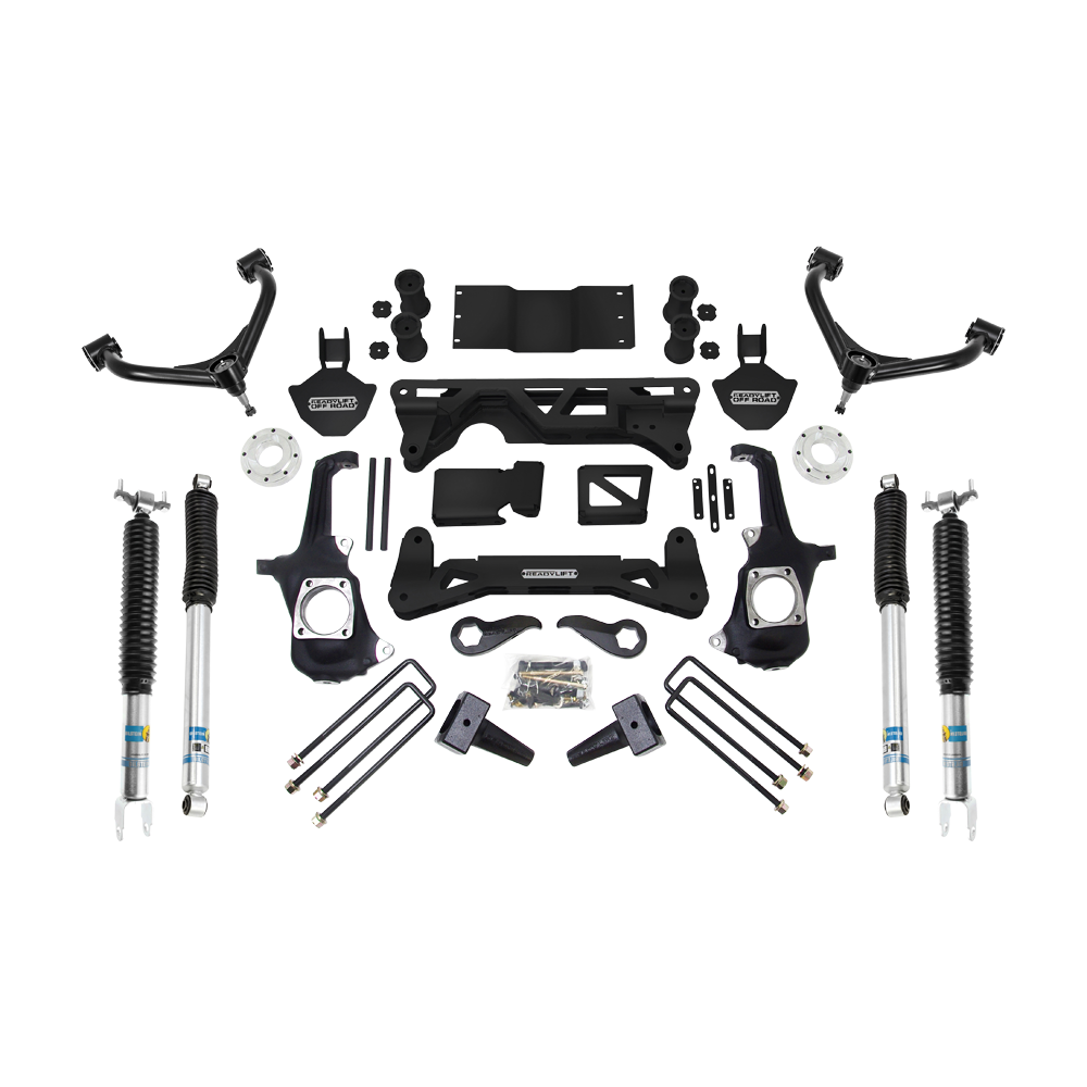 7-8" Lift Kit - GM Silverado / Sierra 2500HD/3500HD W/ Bilstein Shocks 2011-2019
