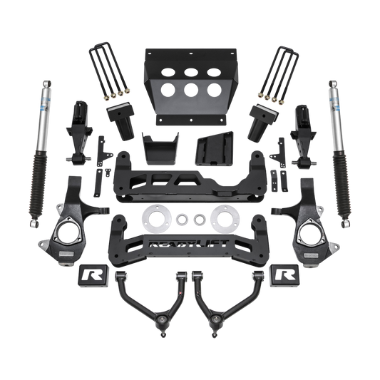 7" Lift Kit - GM Silverado / Sierra 1500 - 2016-2018 W/ Stamped Steel Suspension