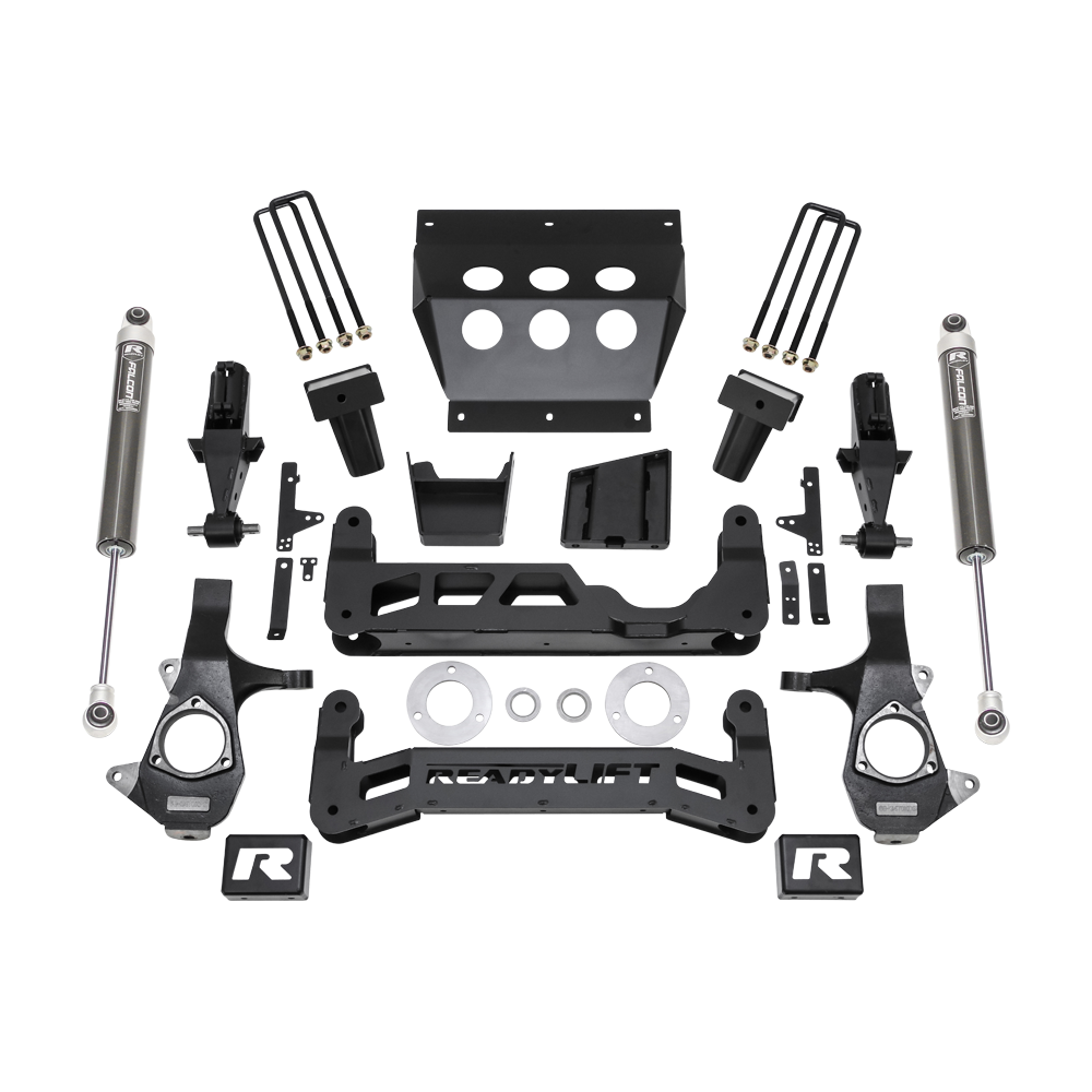 7" Lift Kit - GM Silverado / Sierra 1500 - 2014-2016.5 W/ Aluminum Suspension With Falcon 1.1 Monotube Shocks