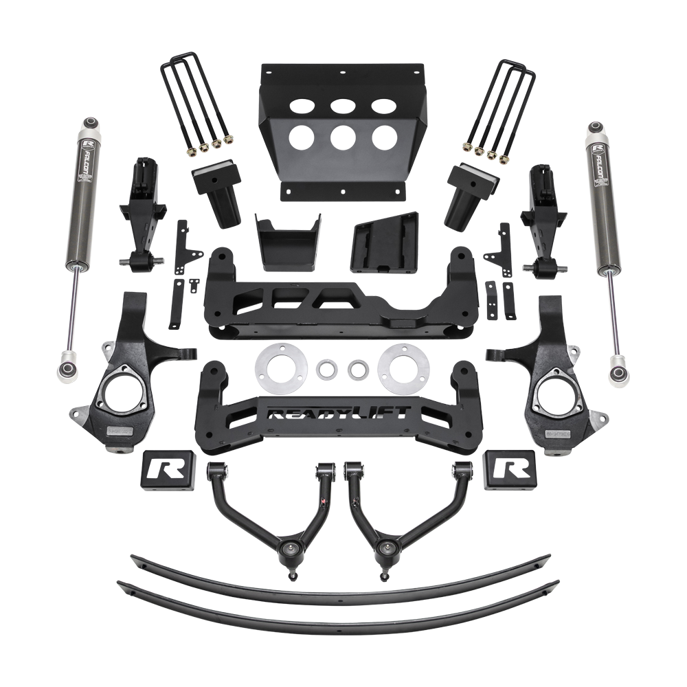 9" Lift Kit - GM Silverado / Sierra 1500 - 2014-2016 W/ Cast Steel Suspension With Falcon 1.1 Monotube Shocks